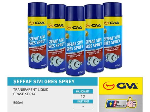 Şeffaf Sıvı Gres Spreyi 500 Ml. - 7711429447