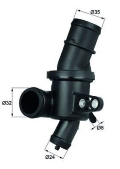 Termostat 85 C Mercedes Om640 W169 W245 - 6462000415-6402000415