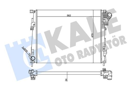 Su Radyatörü Renault Trafıc Iı-opel Vıvaro-nıssan Prımastar 2.0dcı-cdtı 06 Mt Mekanik 562x470x24 93854164 - 8200411166-2140000Q0C-4416948
