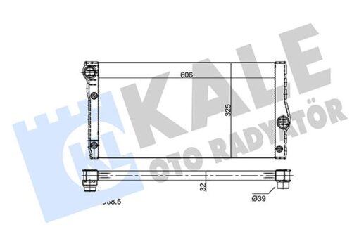 Motor Su Radyatoru Bmw F07 F10 F11 F01 F02 F03 F04 - 17117562586-17118615426