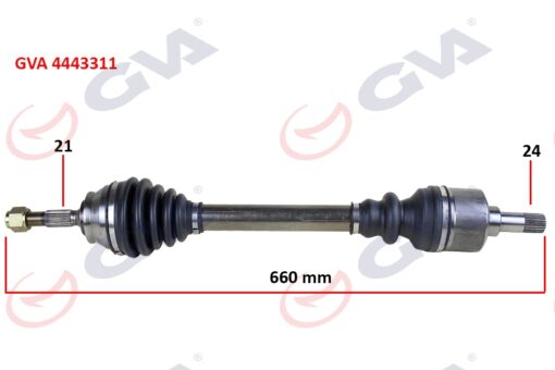 Komple Aks Sol P301-elysee 12- 1.6 Hdı 660mm - 9671573180