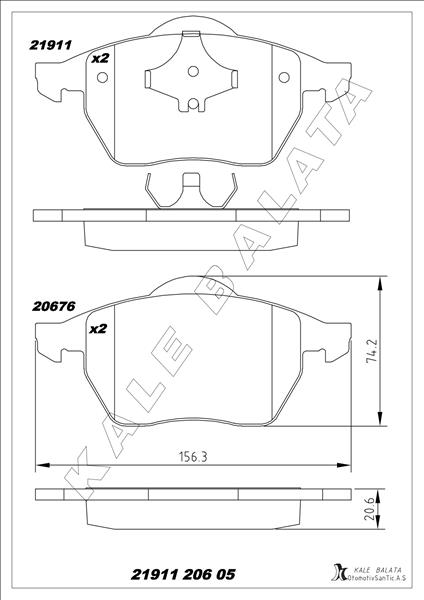 Disk Fren Balatası Ön Bora 1998-2005-golf Iıı-ıv-new Beetle 1999-2010-passata3 1996-2003-tt 98-06 - 1J0698151L-8N0698151