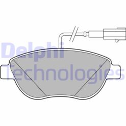 Ön Fren Balatası Opel Combo D 12 Punto Evo 1.3-1.4-1.6d Mtj 09 500-500c 1.3dmj 10 Grande Punto 1.6dmtj 09 - 95518218-77365468-71770012-77366530