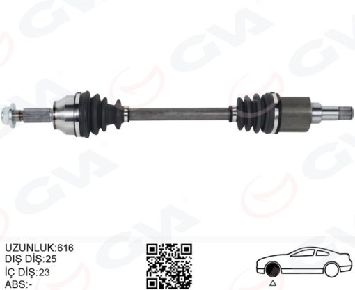 On Aks Komple Sol Ford Transit Courıer 1.5 -1.6 Tdci 14 - ET763B437AB-ET763B437AA