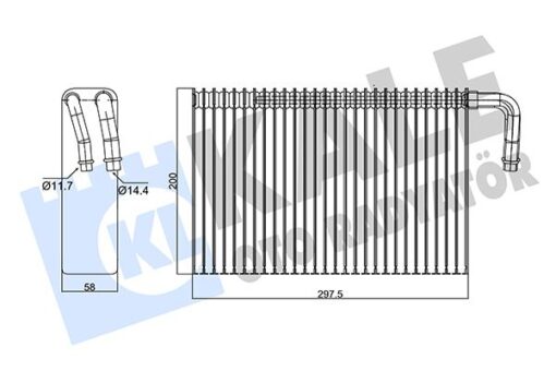 Evaporator Bmw E39 E53 Range Rover 3 Vogue L322 02 12 - 64118385560-JQB000160