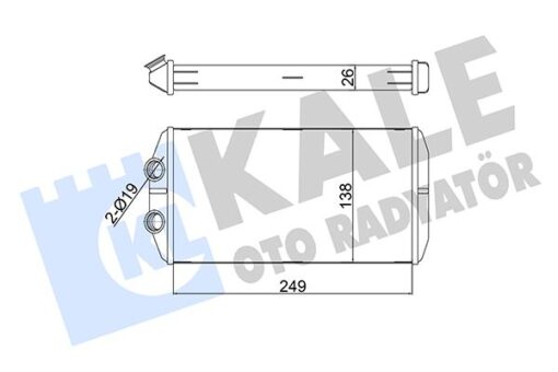 Kalorifer Radyatörü P301-cıtroen Elysee 250x130x26 - 1609171580