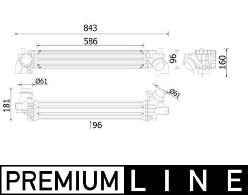 Turbo Radyatoru B38 Bmw F40 F44 F45 F46 F48 F39 Mını B36 B38 F54 F55 F56 F57 F60 Premıum Lıne - 17517617597