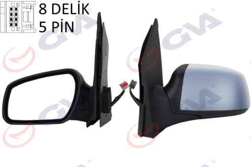 Dış Dikiz Aynası Sol Fıesta 06 08 Elektrikli Isıtmalı Astarlı Konveks 5 Fiş Vm-6312ehpl - 6S61 17683 AE-1444264