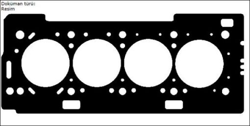 Sılındır Kapak Contası 0.50mm Cok Katlı Celık P206 P207 P307 P308 P406 1.6 16v Tu5jp4 Ec5 - 0209.1E-9804548280