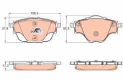 Arka Fren Balatası Astra L-grandland-c4 Grand/spacetourer-c5 Aırcross-p508-p5008-p308-p3008-ds4-ds7 290mm - 95525386-1609000980-1647874380