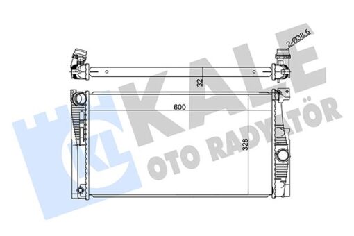 Motor Su Radyatoru Bmw F10 F11 F18 - 17118672012