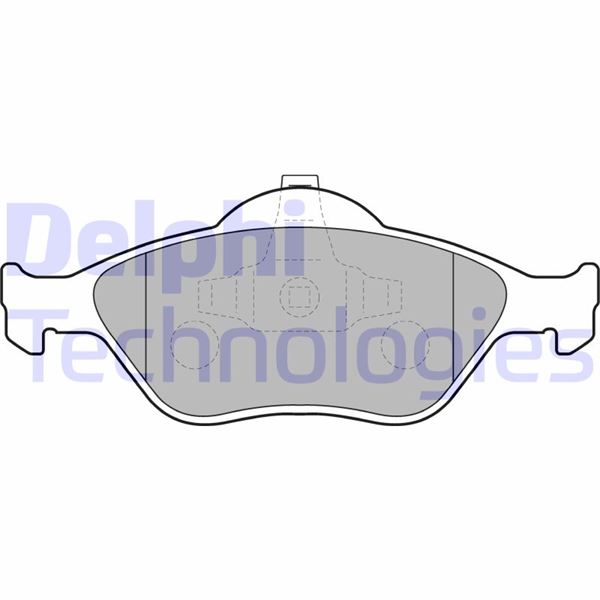 Ön Balata Fıesta 1.4tdci Absli 00 Fusıon 02 Mazda 121 96 Mazda 2 03 - TAMT2K021FSTL-YS6J2K021DC-WVA23202