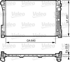 Motor Su Radyatoru Mercedes W204 S204 C204 W212 S212 C207 A207 X204 R172 - A2045002203