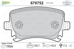 Arka Balata Passat-cc-caddy-golf5-golf6-jetta-a3-a6-leon-octavıa-superb 04 Gdb1622 - 3C0698451D-1K0698451G-4F0698451D