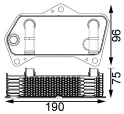 Yağ Soğutucusu Otomatik Şanzıman Dsg Golf-jetta-passat-caddy-a3 2004-2013 1.4 Tsı 1.9-2.0 Tdı - 02E409061B