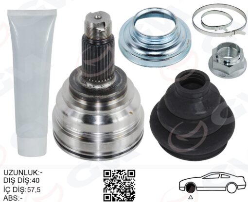 Aks Kafası Dış Arka Sağ/sol Bmw X5 E53 00 07 141.5mm - 33207500914-33207500915