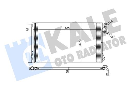 Klıma Radyatoru Bmw E81 E82 E87 E88 E90 E91 E92 E93 E84 Z4 E89 M47 N47 M57 N57 N54 N55 - 64539229021