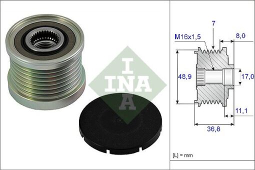 Alternatör Kasnağı Rulmanı Lgn Iı 01- -mgn Iı-ııı 08- -trafıc Iı 06- -master Iı 06- 1.9dcı - 7701062985