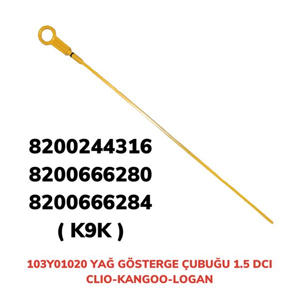 Yağ Gösterge Çubuğu Clıo I-kangoo I Kısa 1.5 Dcı - 103Y01020-8200552996