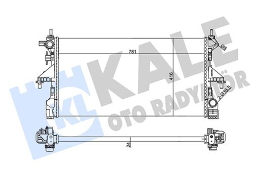 Radyatör Cıtroen Jumper-peugeot Boxer Mt Al/mknk 24 Mm - 1613996180