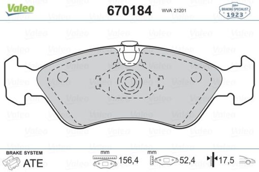 Ön Balata Astra F 91-98 Calıbra-omega-vectra A 1.8-2.0 88-95 - 1605808-1605089-1605911-WVA21190