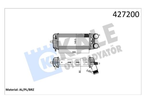 Intercooler Courıer Fıesta 1.5tdcı 1.6tdcı 18 - JT766K775BA-JT766K775DA