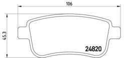 Arka Fren Balatası Fluence 09 Megane Iıı 09 Megane Iv 15 Scenıc Iıı 09 Clıo V 19 Captur Iı 20 1.0 Tce 1.2 Tce 1.3 Tce 1.5 Dcı 1.6 Sce 440603734r - 440603558R-440604694R-440601416R