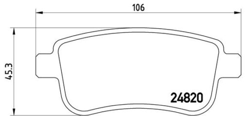 Arka Fren Balatası Fluence 09 Megane Iıı 09 Megane Iv 15 Scenıc Iıı 09 Clıo V 19 Captur Iı 20 1.0 Tce 1.2 Tce 1.3 Tce 1.5 Dcı 1.6 Sce 440603734r - 440603558R-440604694R-440601416R