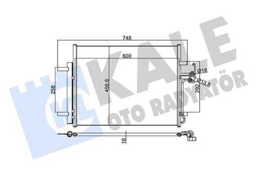 Klıma Radyatoru Mondeo Iv S Max 07 / Galaxy 1.6 / 1.8 / 2.0 / 2.0tdcı 07 / Landrover Freelander 2.2t - 7G9119710AB-1563248-1716734