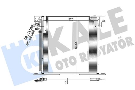 Klıma Radyatoru Mercedes Vıto W638 97 03 - A6388350170