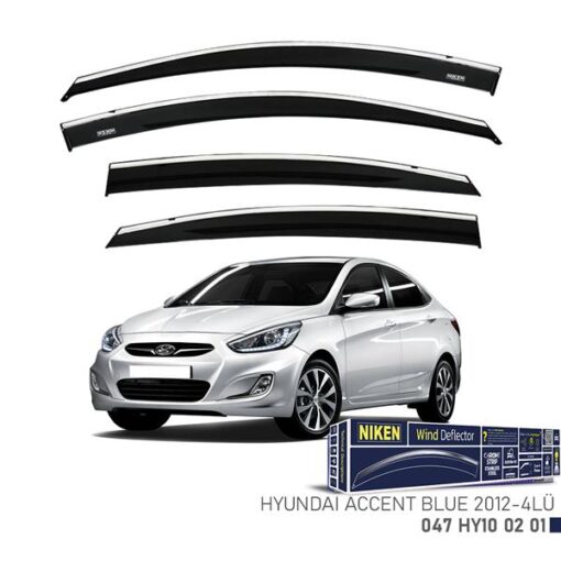 Kromlu Cam Rüzgarlığı Hyundaı Accent Blue 2012- 4lü