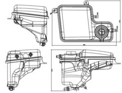 Radyator Yedek Su Deposu Bmw N52 N54 E65 E66 - 17137647713
