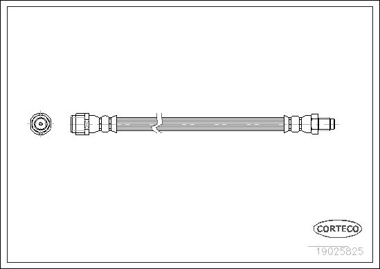 Fren Hortumu Arka Mercedes W202 W203 C208 C209 W210 R129 R170 W140 B901 B905 - A2104280035
