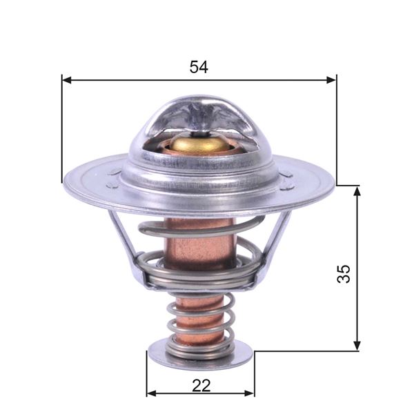 Termostat 89 C Combo-corsa-c-merıva-astra 1.7 Y17dt - 1338005-1338724-98025557
