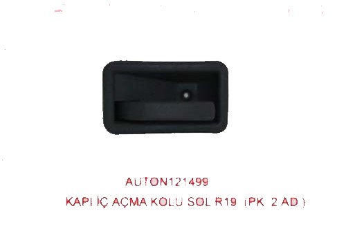 Kapı İç Açma Kolu Sol R19 - 7700813585