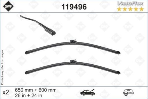 Sılecek Supurgesı Takımı 650mm / 600mm Mercedes Sprınter B907 B910 18 Swf - A9108240000