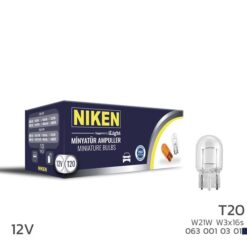 Nıken T20 Dipsız Ampul 93 W21w W3x16s 12v 10lu