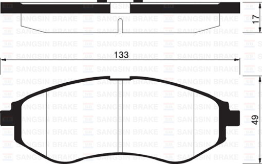 Ön Fren Balatası Chevrolet Aveo 05 Kalos 02 - 94566892-96534653-PW892497-WVA23974