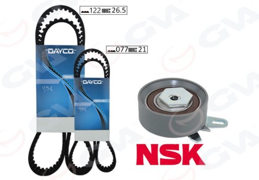 Triger Seti 122x26.5-077x210 Transporter T4 2.4d 90-03 Aja K065323xs 2 Kayış 1 Gergi - 074198119A-074198119F-074198119J