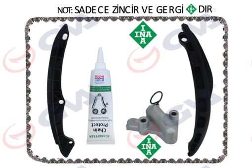 Eksantrik Zincir Seti Golf5/6-jetta-passat-scırocco-a3-leon 1.6 Fsı Blf - 1.4 Tsı Caxa-bmy-blg - 03C198119-03C109158A-03C109507AH