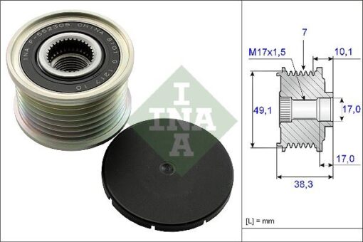 Alternator Kasnagı Mercedes Vıto Om622 W447 14 . Renault R9m M9r H5f Megane Laguna Scenıc Master . Nıssan Qashqaı X-traıl Juke - A6229060100-23151JG71B