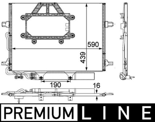 Klıma Radyatoru Mercedes C219 W211 S211 - A2115000554