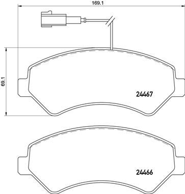 Ön Balata Boxer 06 Jumper 06 Ducato 06 169.1x69.1x19 - 1673603580-1607878980-77366022