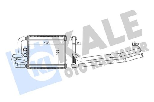 Kalorifer Radyatörü Hyundaı İ20 1.4l D4fc Crdi Dizel 08-10 - Aleminyum - 971381J000