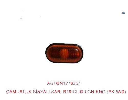 Çamurluk Sinyali Sarı Renault R19-clıo-megane-laguna-r21 Master Iı - 7700822136-7700847334