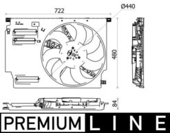 Fan Termıgı Bmw F45 F48 Mını F60 Premıum Lıne - 17427646411