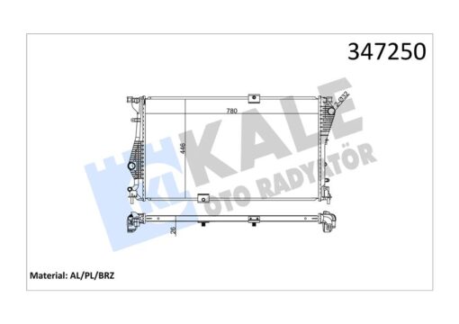 Radyatör Trafıc Iı-vıvaro 2.0 Dci-cdti 06 M9r 780x462.25x27 Mek Ac /- - 214109682R-4406359-93865588