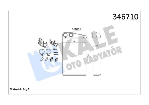 Kalorifer Radyatörü Mgn Iı-scenıc Iı 220x141x40 - 7701207712-7701208323