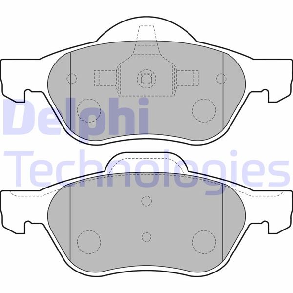 Ön Fren Balatası Renault Laguna Iı 01 05 Laguna Iıı 07 15 Megane Iı 02 - 7701206598-7701208183-7701209808