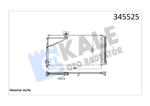 Klıma Radyatoru Mercedes Slk-class R171 04 11 - A1715000354